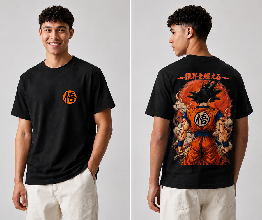 Super Saiyan Goku Oversized T-Shirt – Unisex Anime Graphic Tee