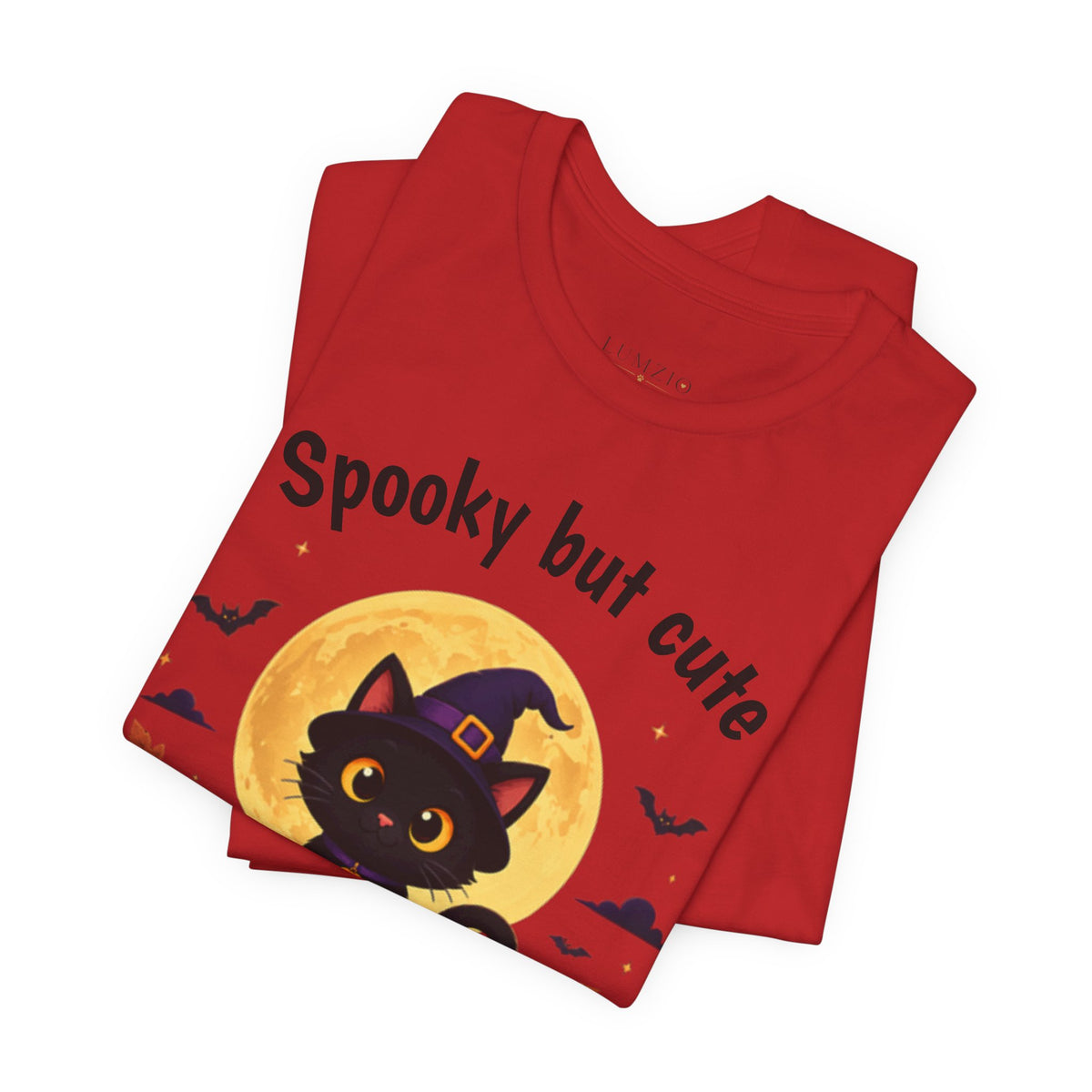 Spooky But Cute Halloween Cat T-Shirt