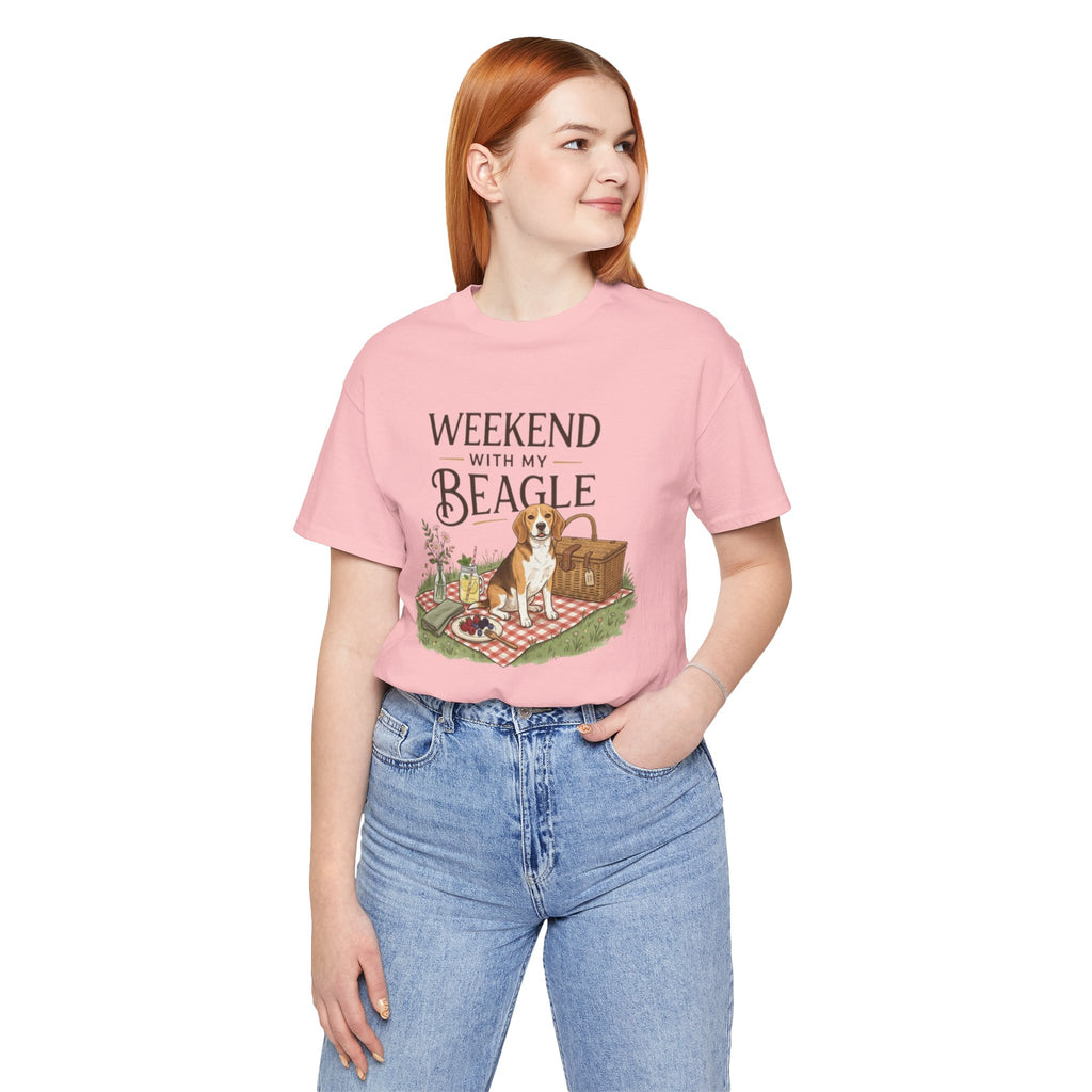 Weekend with My Beagle T-Shirt â€” Picnic Beagle Dog Lover Tee