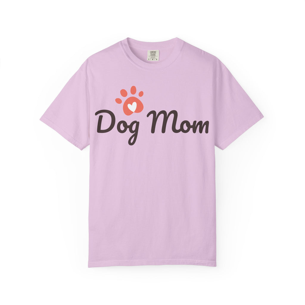 Dog Mom T-Shirt â€” Cute Paw Heart Graphic Tee for Dog Lovers