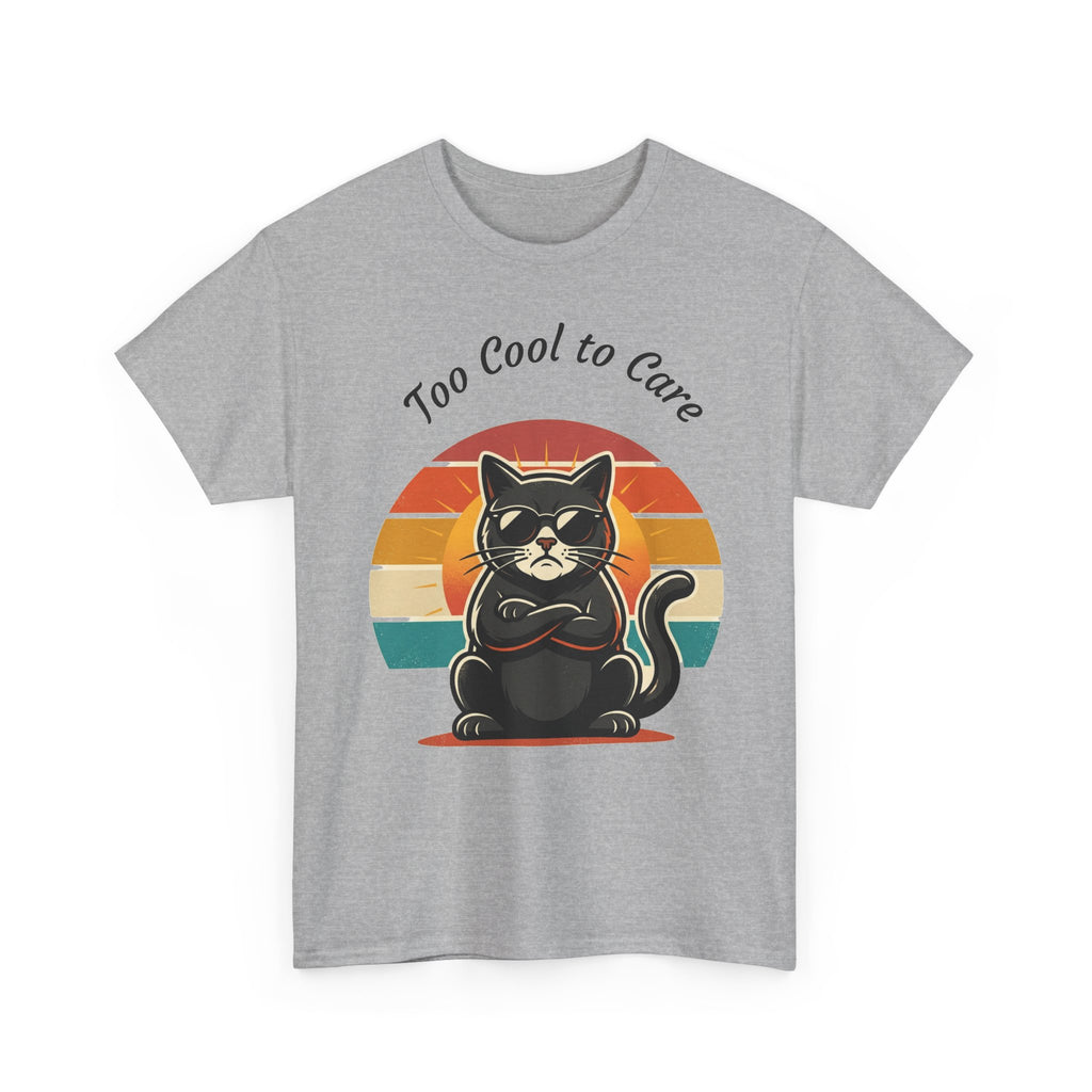 Too Cool to Care Cat Tee