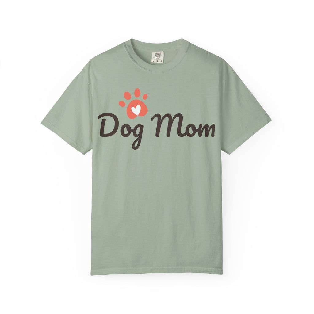 Dog Mom T-Shirt â€” Cute Paw Heart Graphic Tee for Dog Lovers