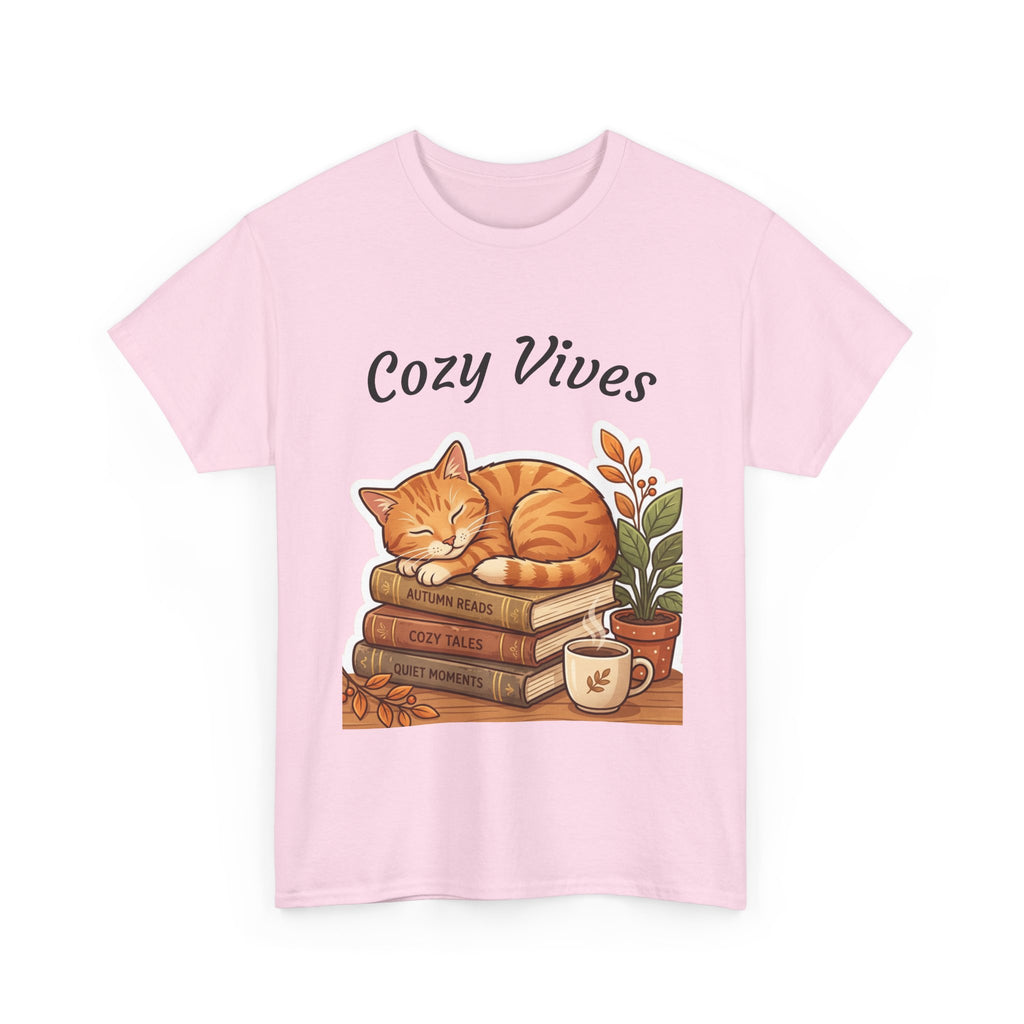 Cozy Cat & Books T-Shirt