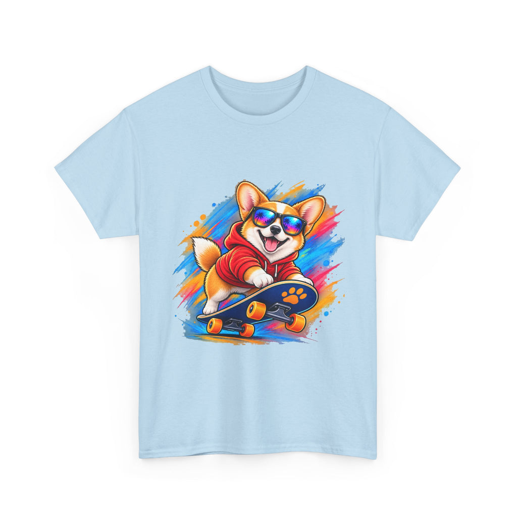 Corgi Skateboard T-Shirt