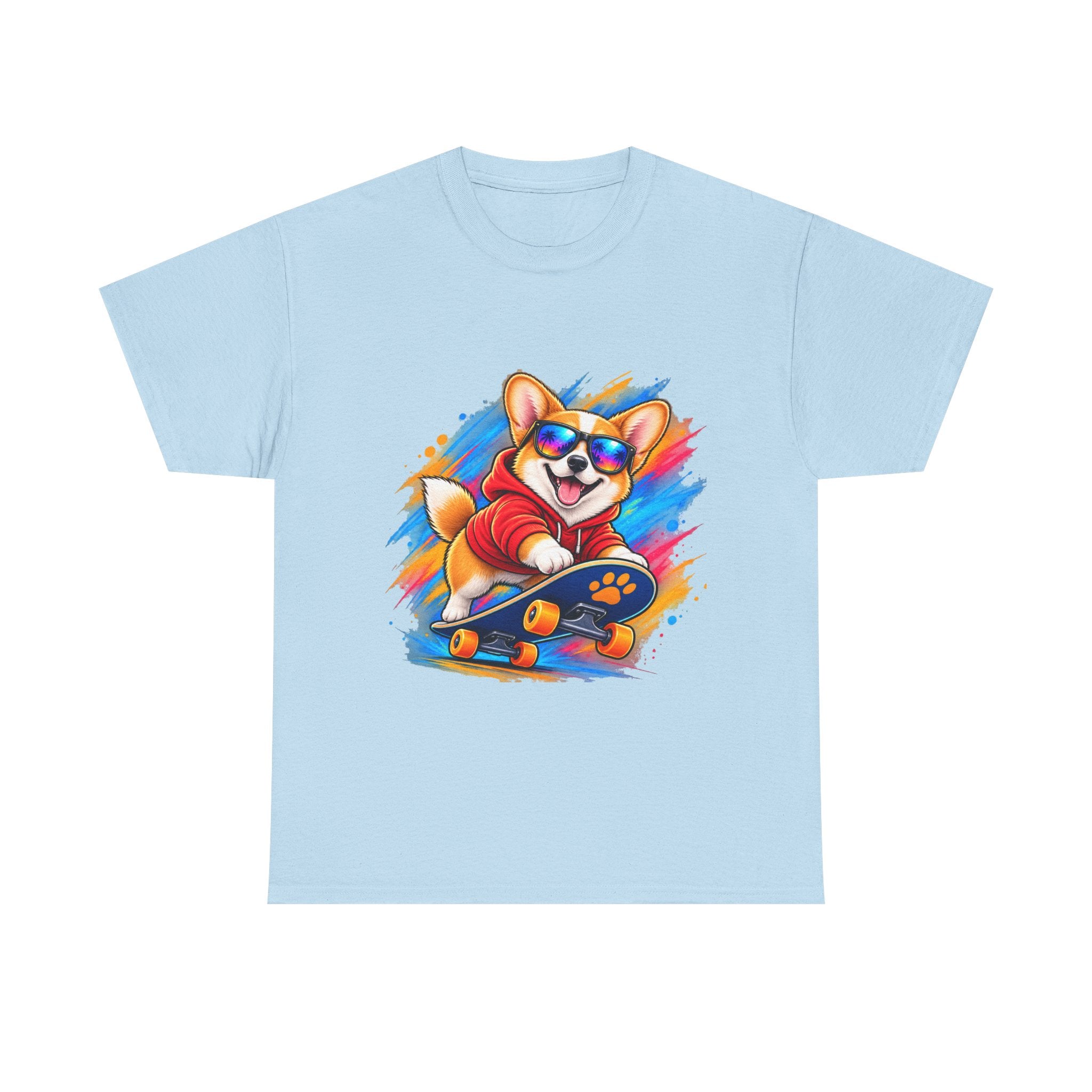 Corgi Skateboard T-Shirt