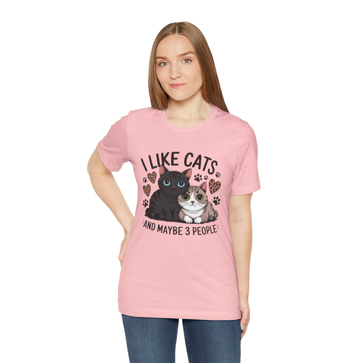 I Like Cats Tee â€” Cute Cat Lovers Shirt (â€œAnd Maybe 3 Peopleâ€)