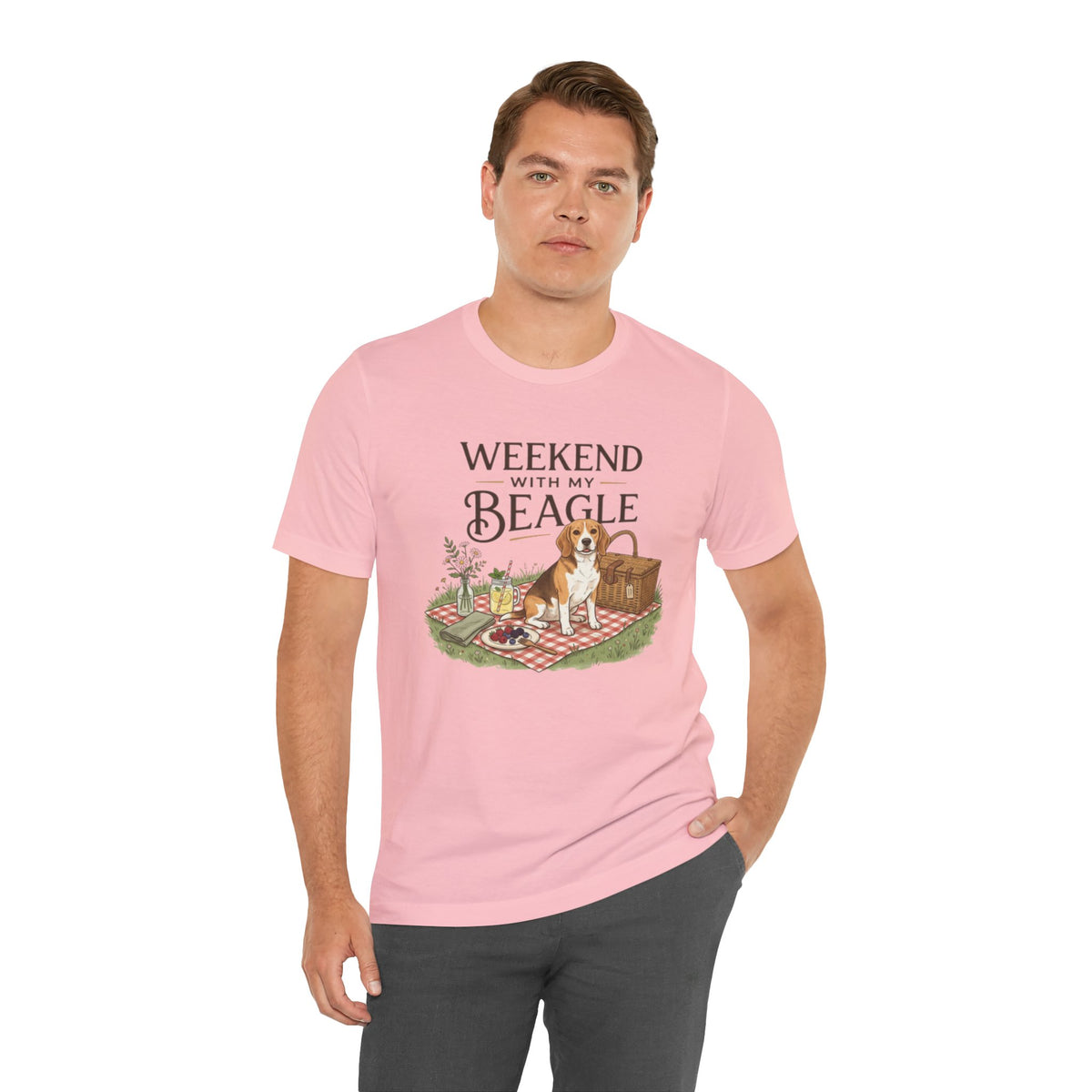 Weekend with My Beagle T-Shirt â€” Picnic Beagle Dog Lover Tee