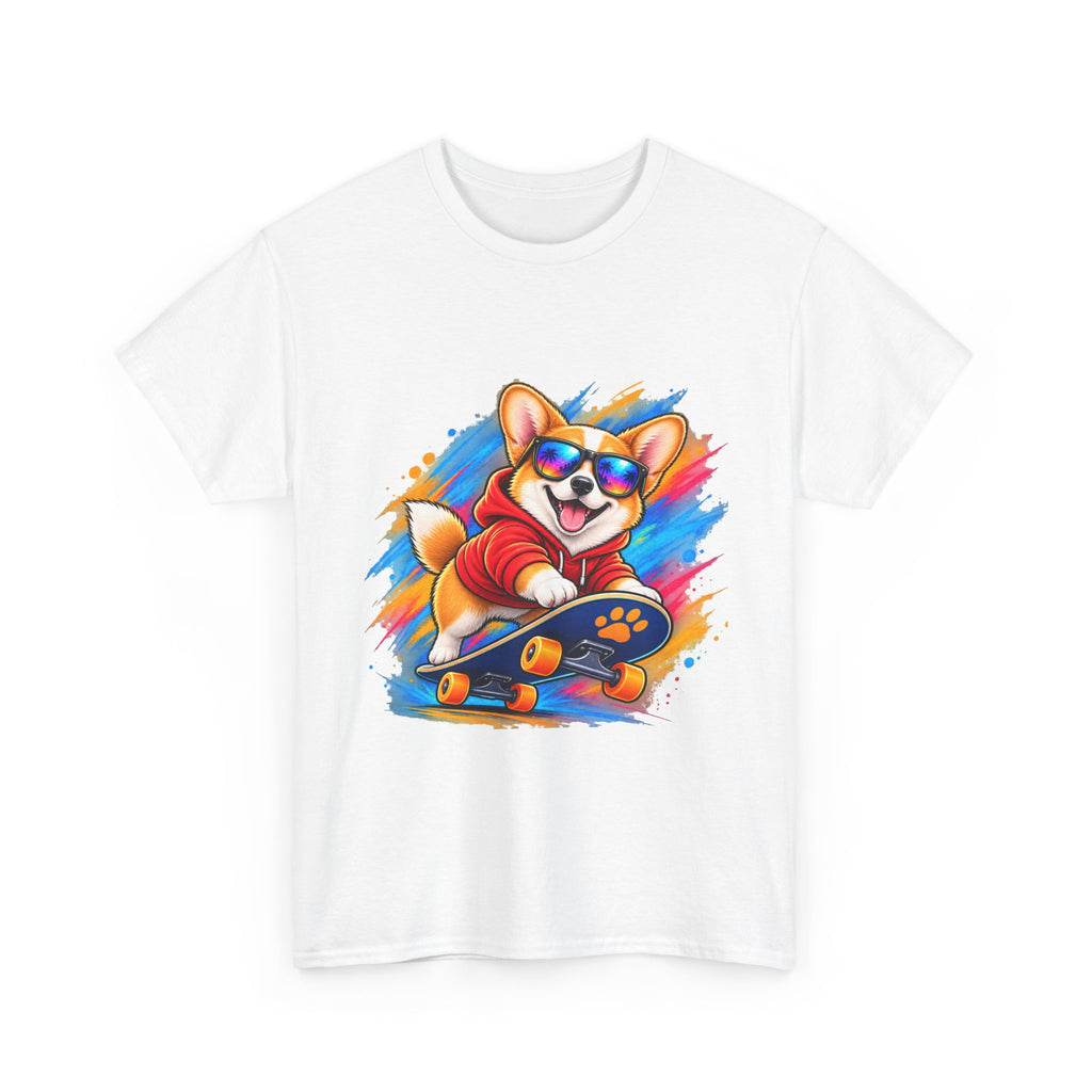 Corgi Skateboard T-Shirt