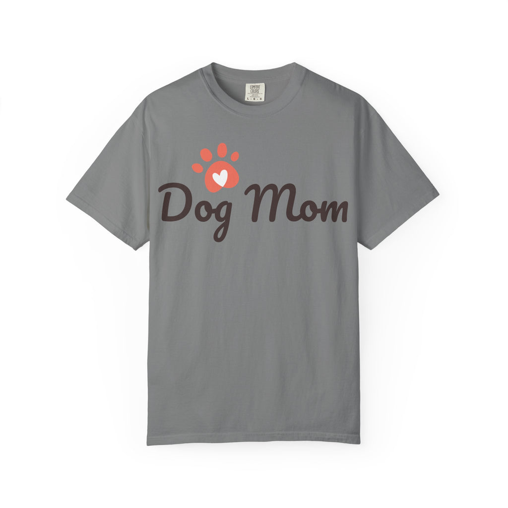 Dog Mom T-Shirt â€” Cute Paw Heart Graphic Tee for Dog Lovers