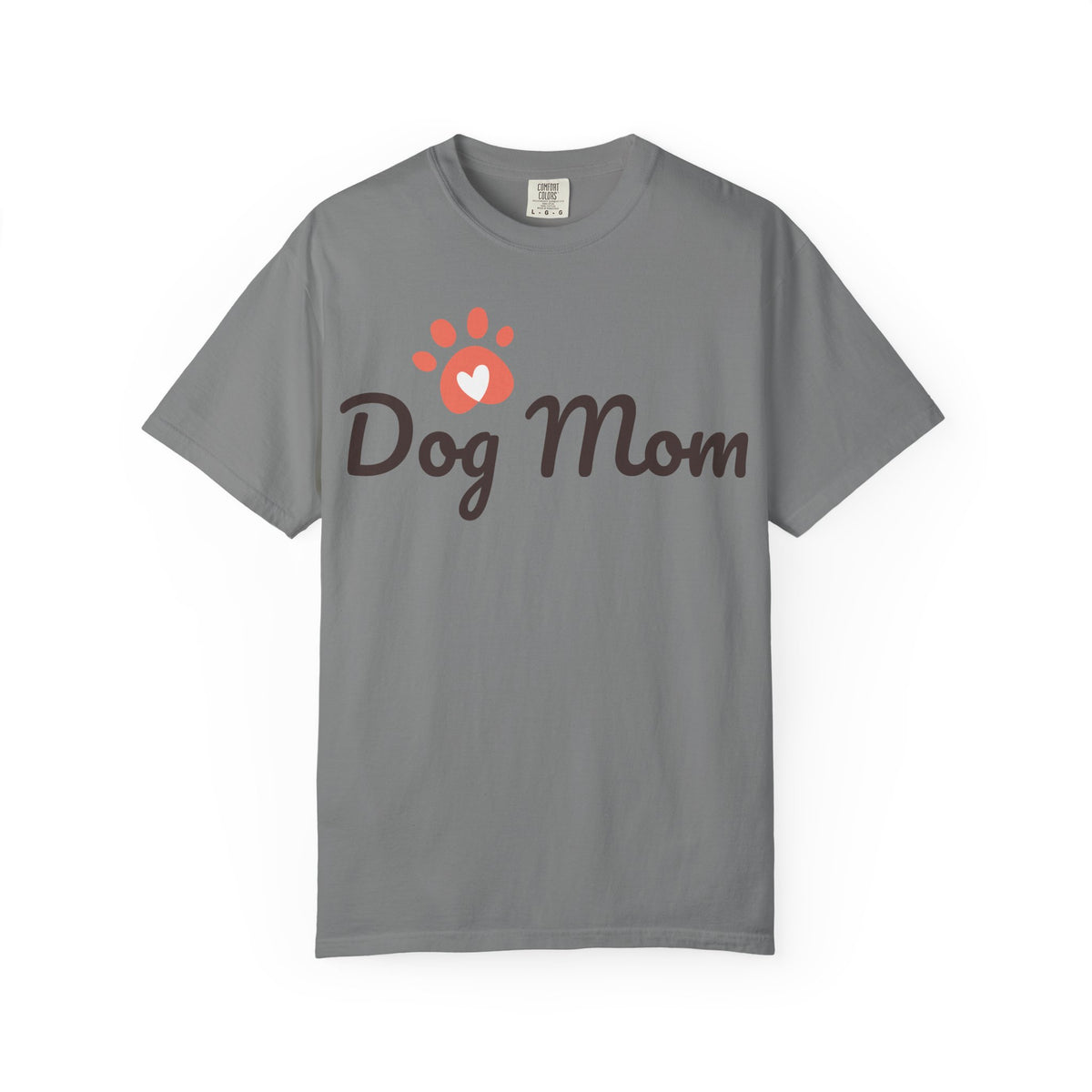Dog Mom T-Shirt â€” Cute Paw Heart Graphic Tee for Dog Lovers