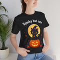 Spooky But Cute Halloween Cat T-Shirt