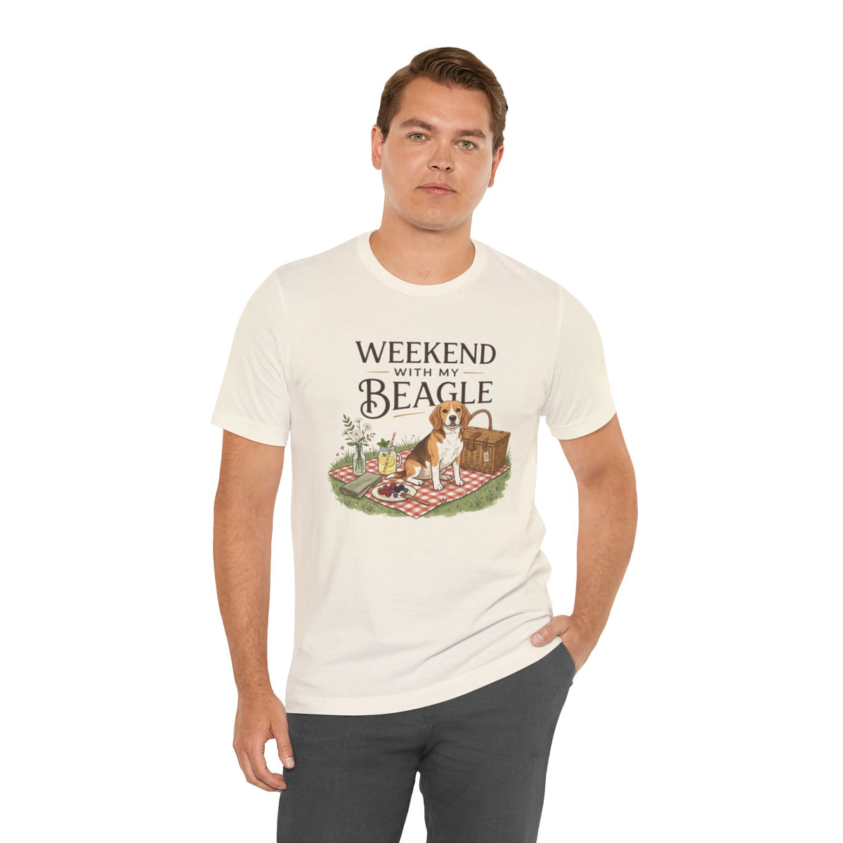 Weekend with My Beagle T-Shirt â€” Picnic Beagle Dog Lover Tee