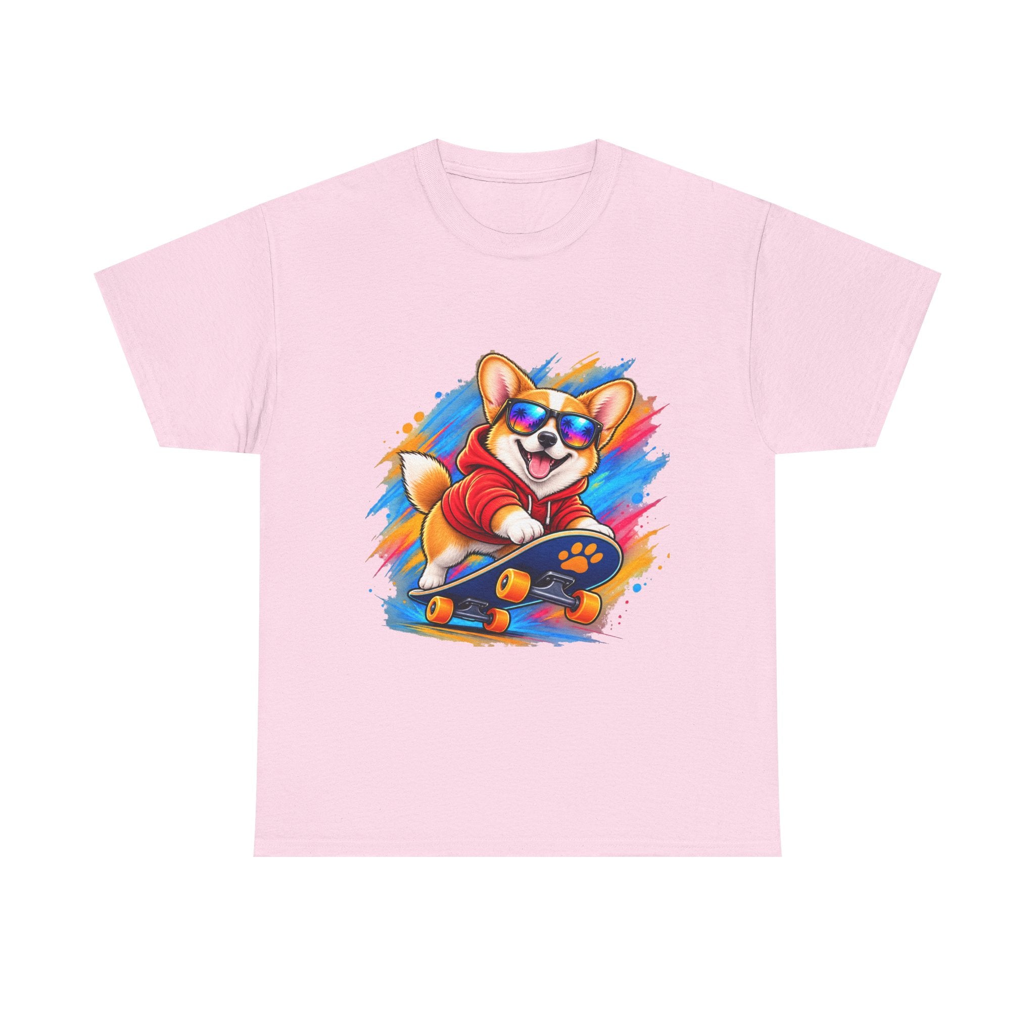 Corgi Skateboard T-Shirt