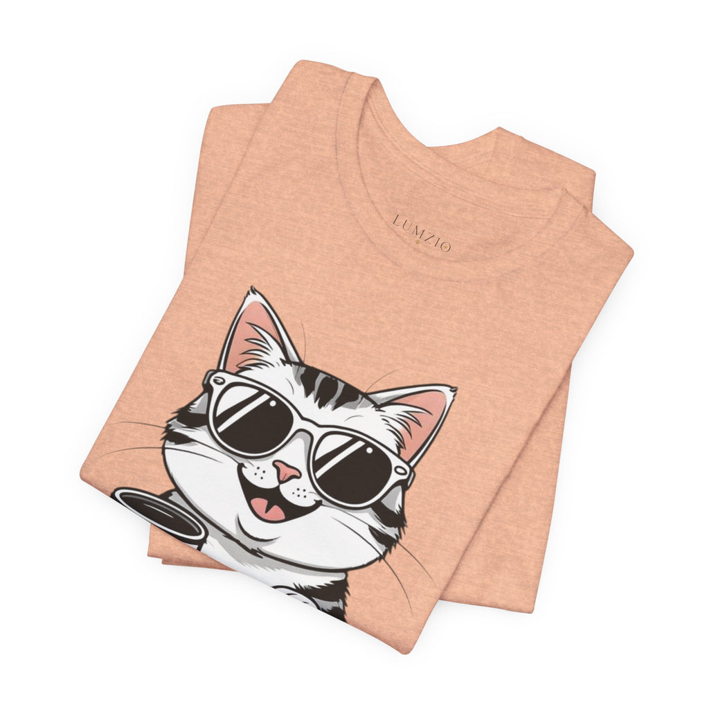 Cats > People Tee â€” Cool Cat Graphic T-Shirt with 'Cats > People' Text