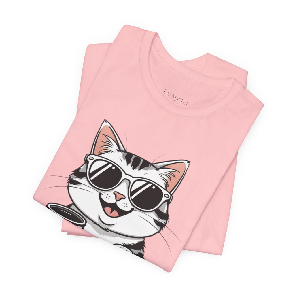 Cats > People Tee â€” Cool Cat Graphic T-Shirt with 'Cats > People' Text