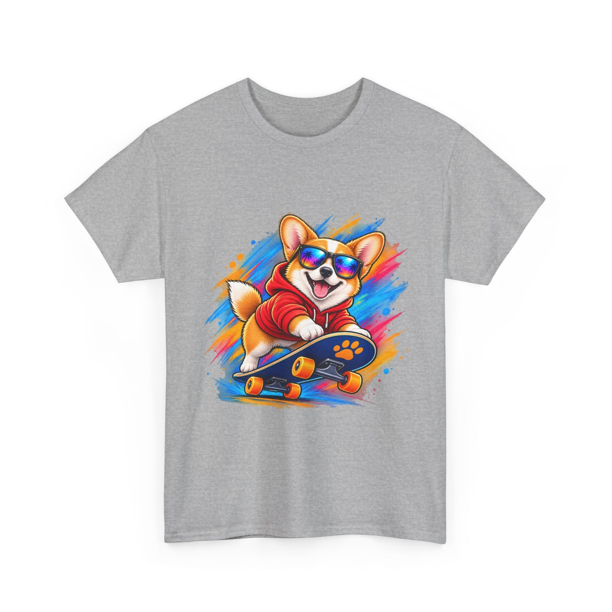 Corgi Skateboard T-Shirt