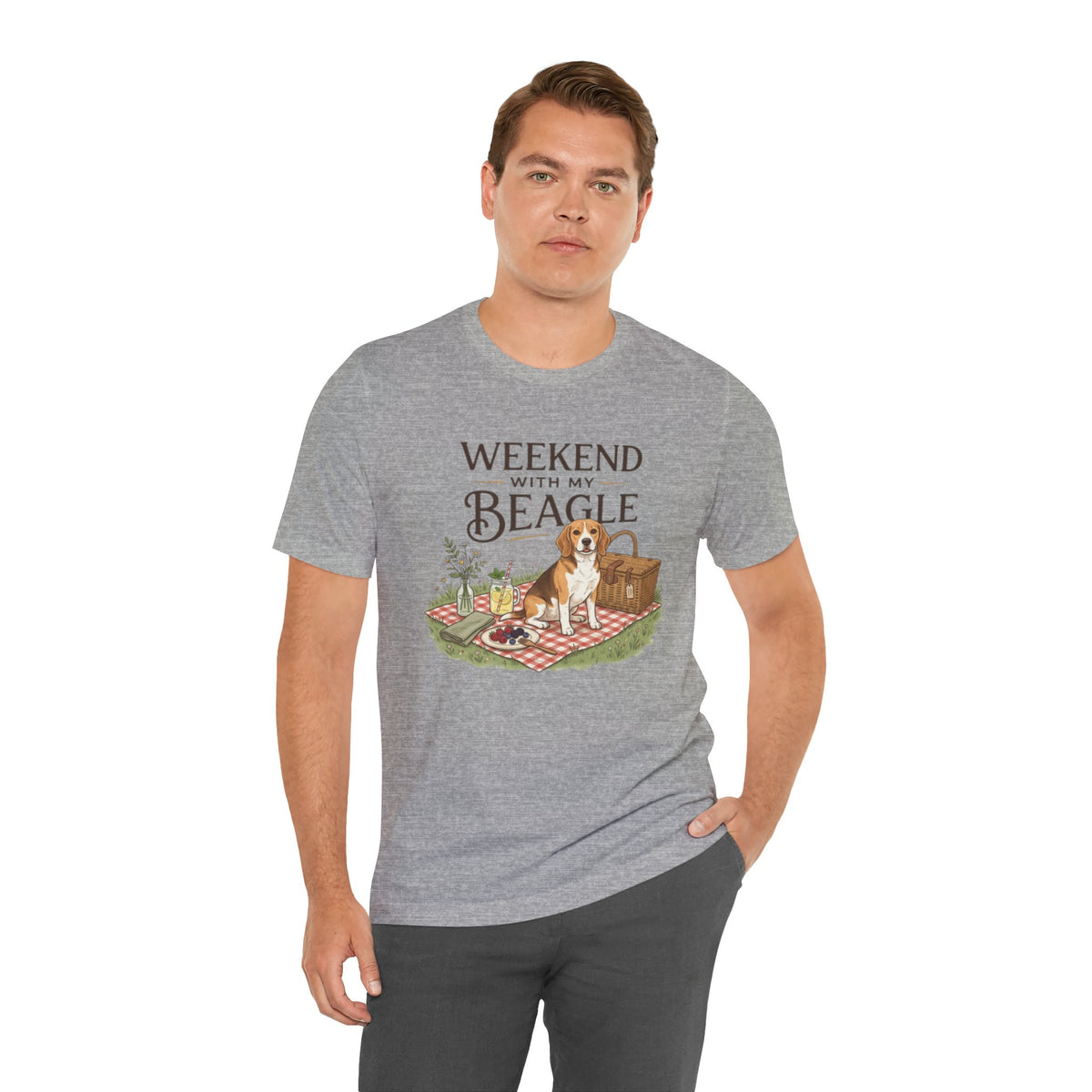 Weekend with My Beagle T-Shirt â€” Picnic Beagle Dog Lover Tee