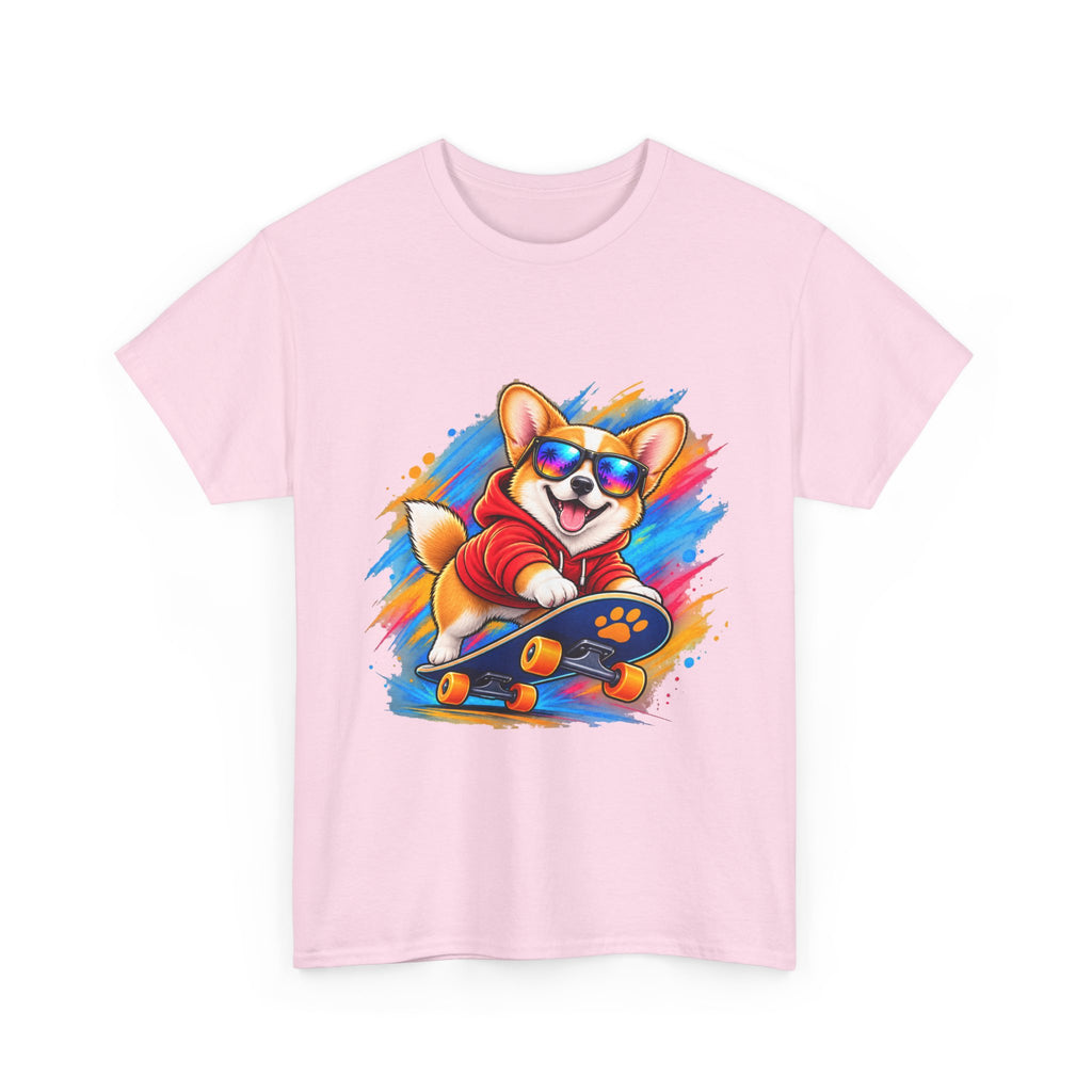 Corgi Skateboard T-Shirt