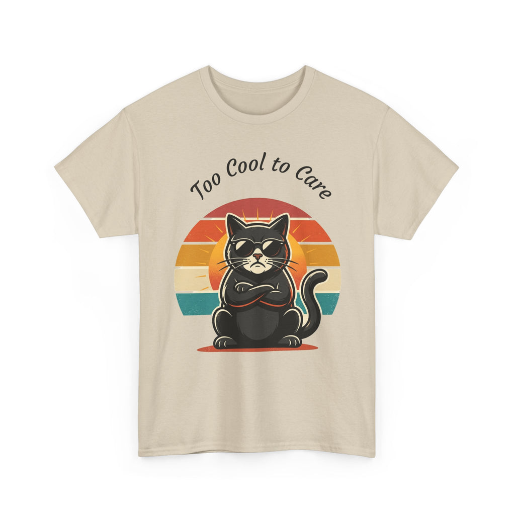 Too Cool to Care Cat Tee