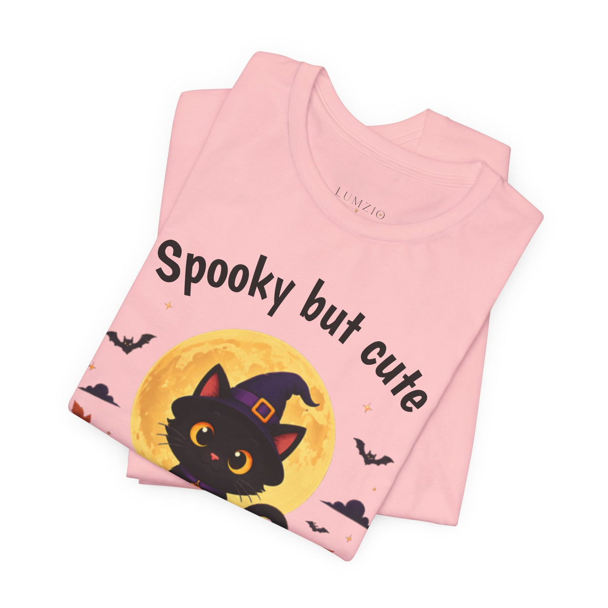 Spooky But Cute Halloween Cat T-Shirt