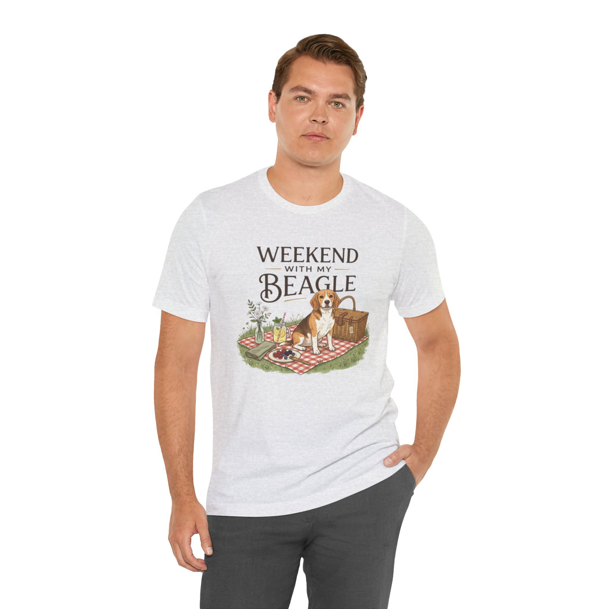 Weekend with My Beagle T-Shirt â€” Picnic Beagle Dog Lover Tee