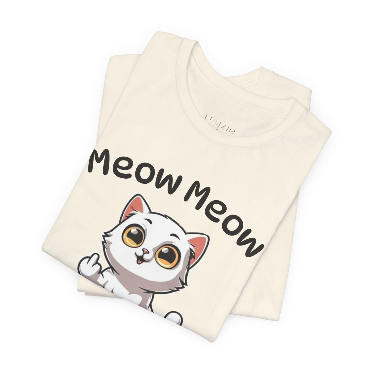 Funny Cat T-Shirt â€” "Meow Meow Madafakas" Cute Middle Finger Kitten Tee