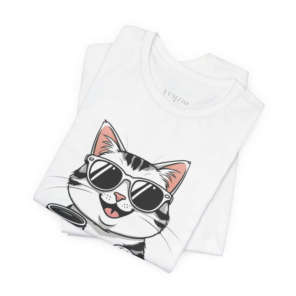 Cats > People Tee â€” Cool Cat Graphic T-Shirt with 'Cats > People' Text
