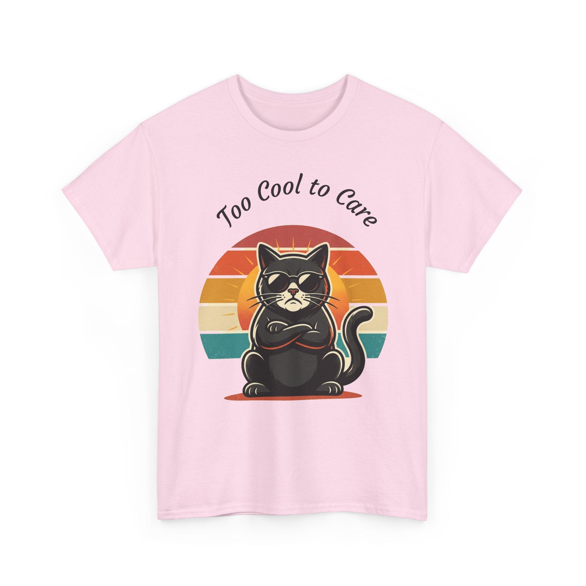 Too Cool to Care Cat Tee
