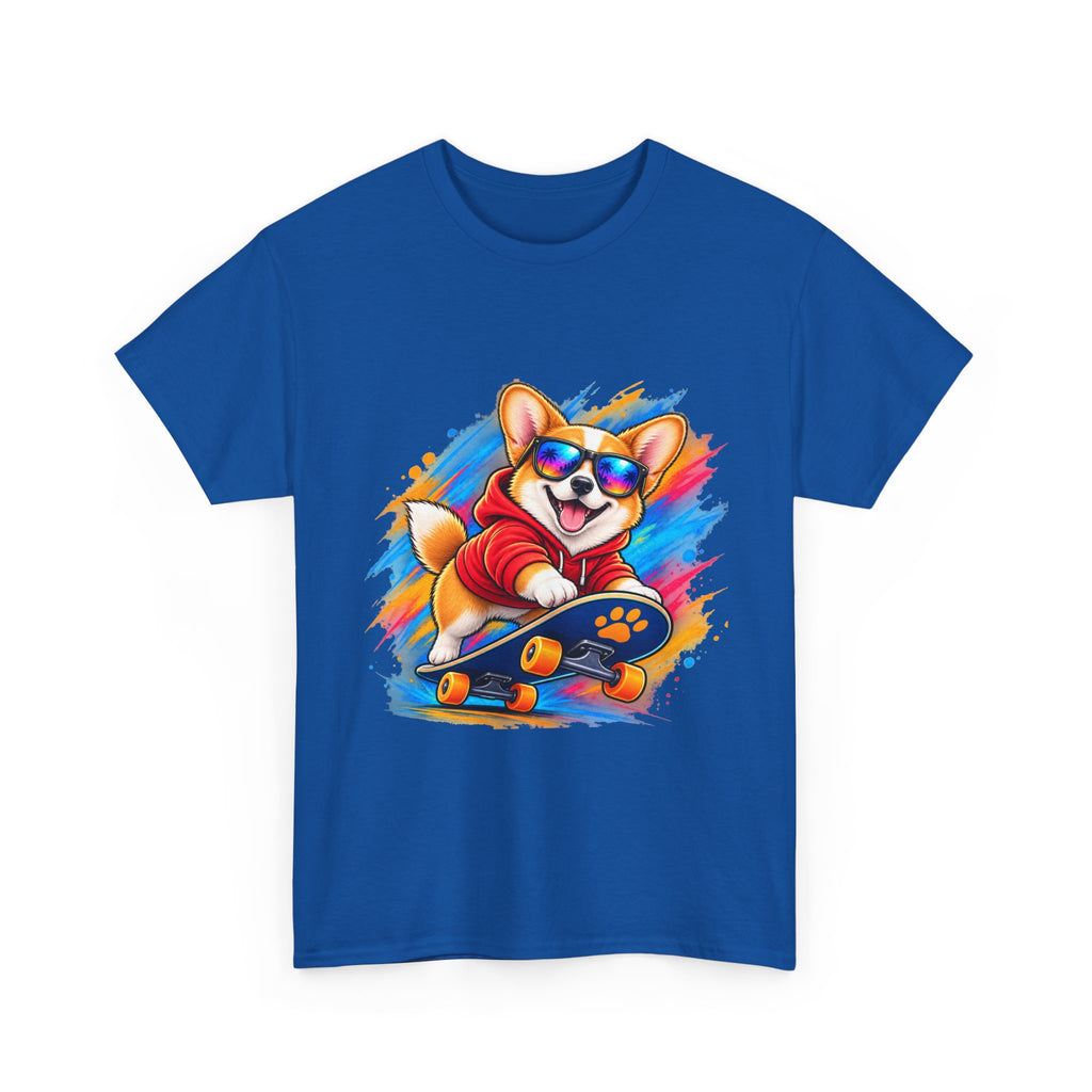 Corgi Skateboard T-Shirt