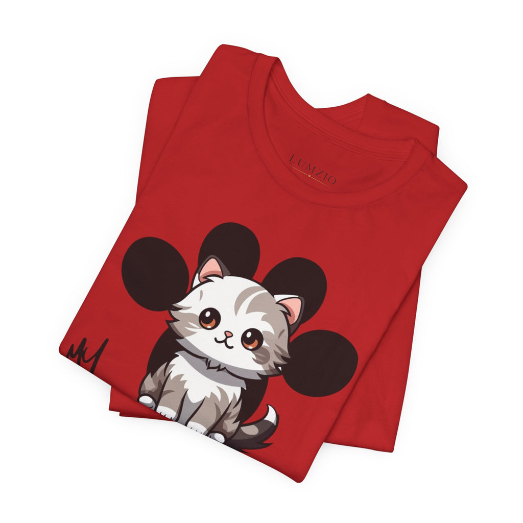 Kitten Is My Life T-Shirt â€” Cute Cat Graphic Tee with Heart