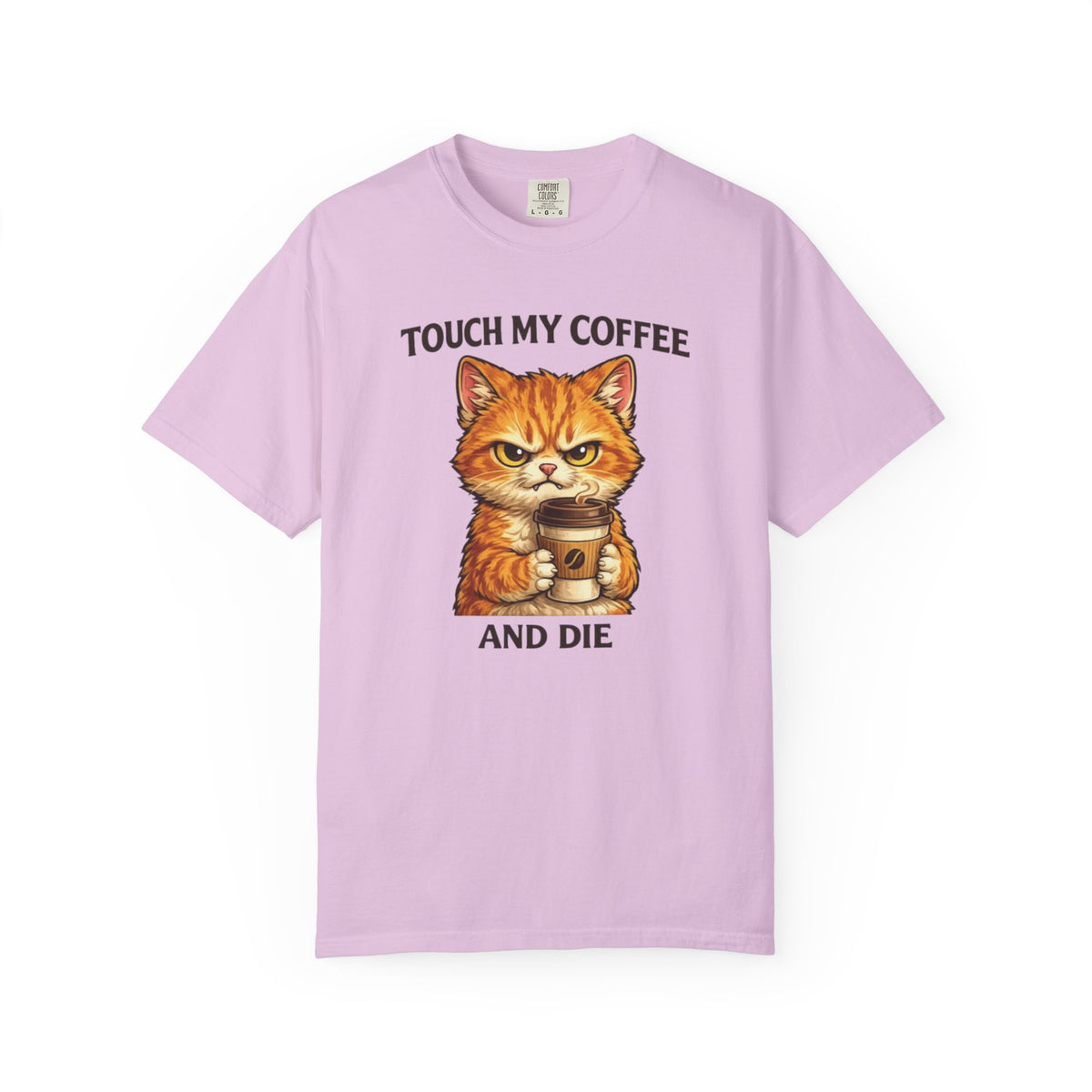 Touch My Coffee And Die Cat T-Shirt