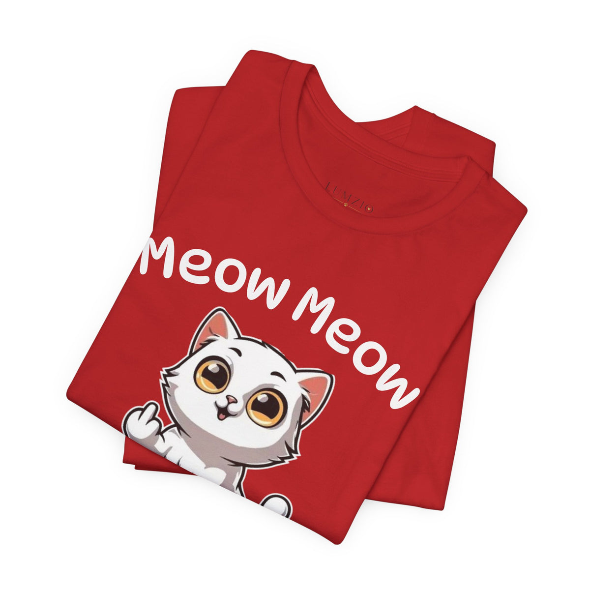 Funny Cat T-Shirt â€” "Meow Meow Madafakas" Cute Middle Finger Kitten Tee