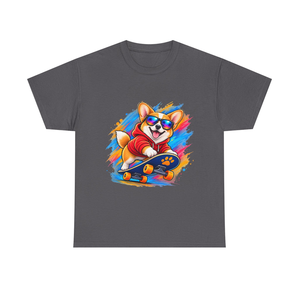 Corgi Skateboard T-Shirt