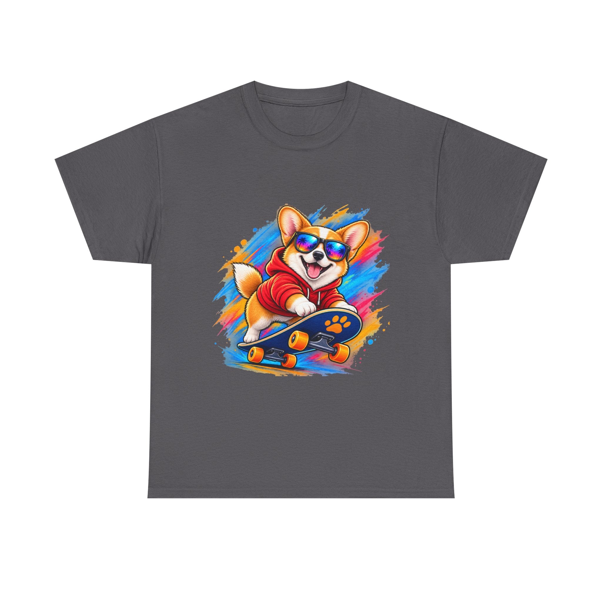 Corgi Skateboard T-Shirt