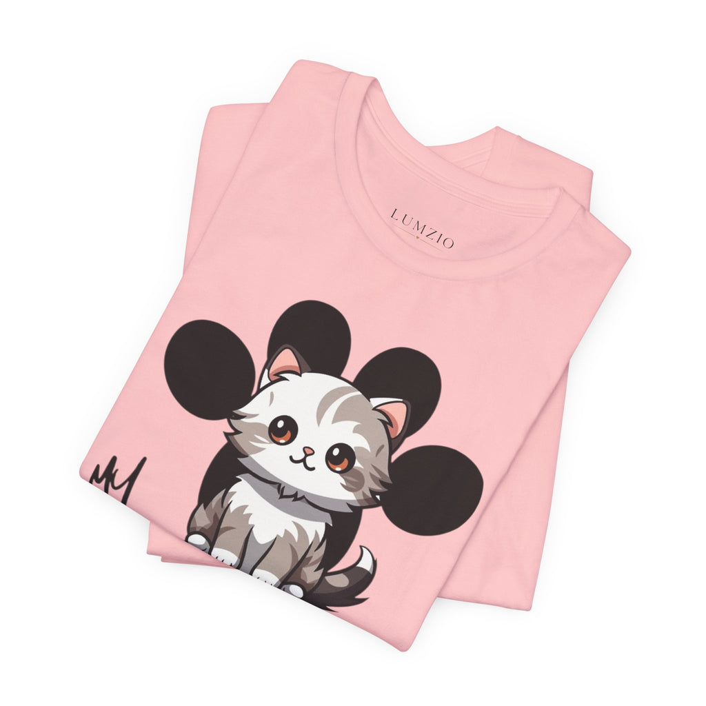 Kitten Is My Life T-Shirt â€” Cute Cat Graphic Tee with Heart