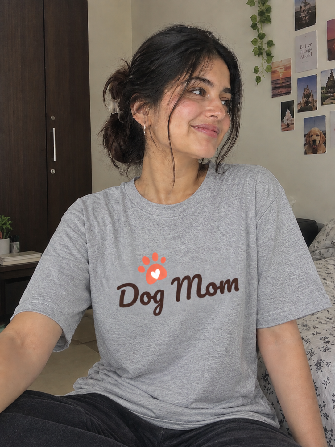 Dog Mom Oversized Classic T-Shirt