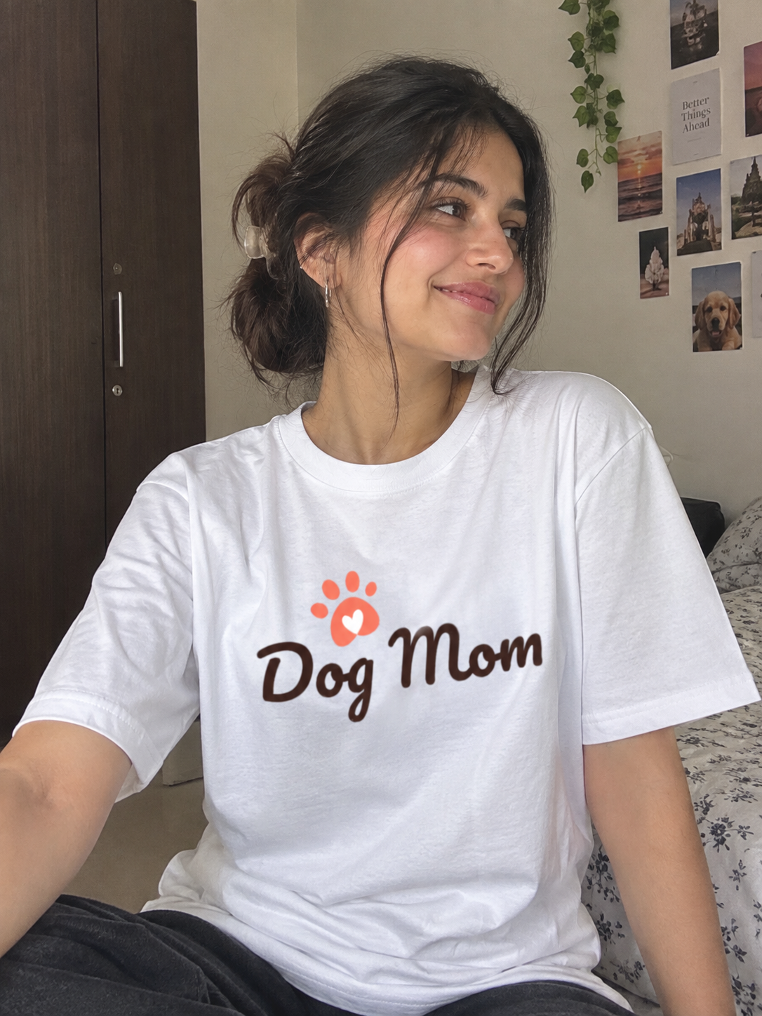 Dog Mom Oversized Classic T-Shirt
